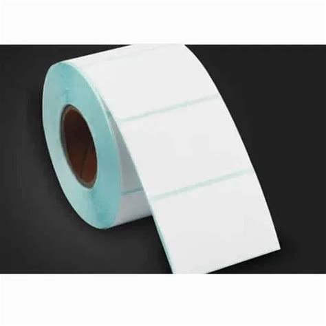 Amcode White Self Adhesive Thermal Labels Packaging Type Roll At Rs