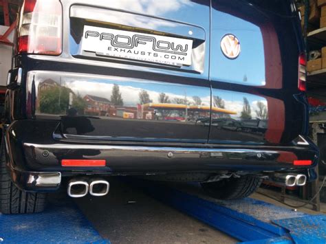 Vw T T Transporter Stainless Steel Custom Exhaust Back Box Dual