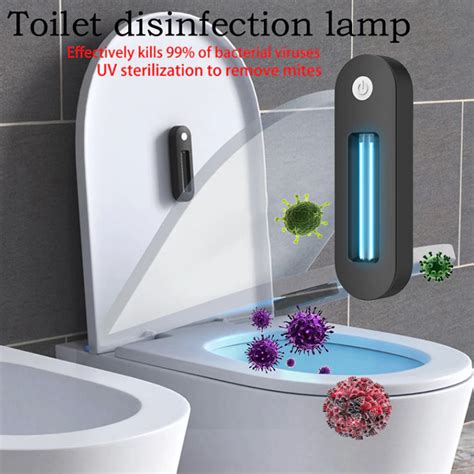 Portable Toilet UV LED Light Sterilizer Disinfection Stick Lamp USB