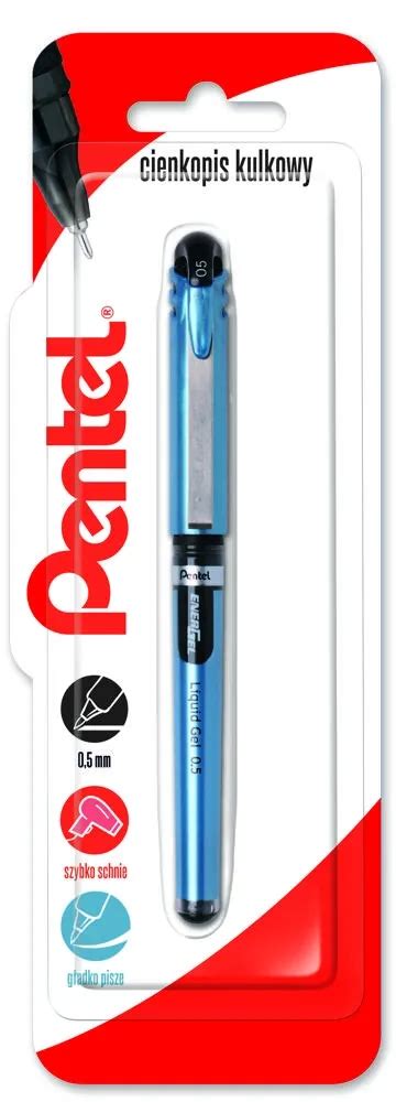 Pentel Cienkopis Kulkowy Energel Bln Czarny Zakupy Online Z