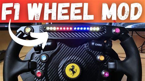 Thrustmaster Ferrari F1 Wheel Mod With Led Rev Shift Lights Youtube