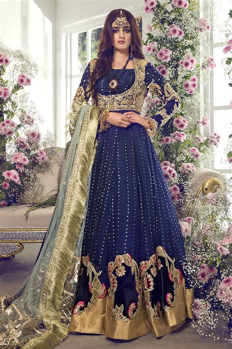 Pakistani bridal dress 2020 with multi embroidered work – Nameera by Farooq