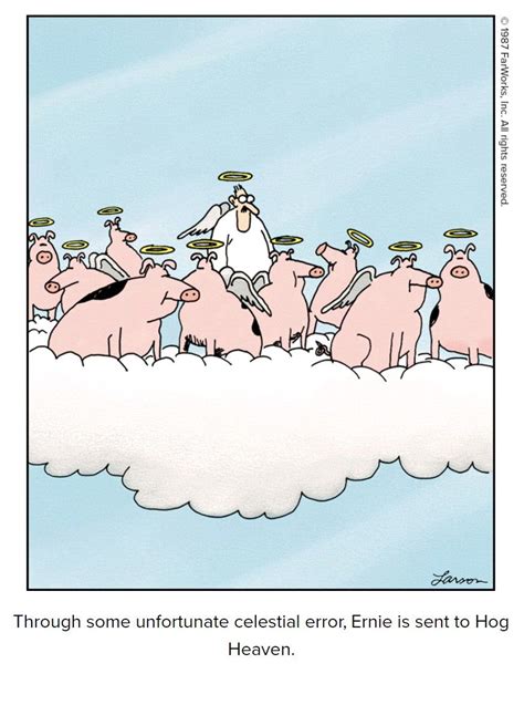 Gary Larsons 10 Funniest Far Side Comics About Heaven And Hell
