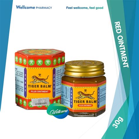 Tiger Balm Plus Red Ointment G Shopee Malaysia