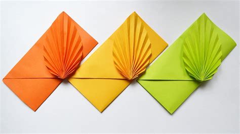 How To Make A Colored Paper ENVELOPE Easy Origami Tutorial DIY YouTube