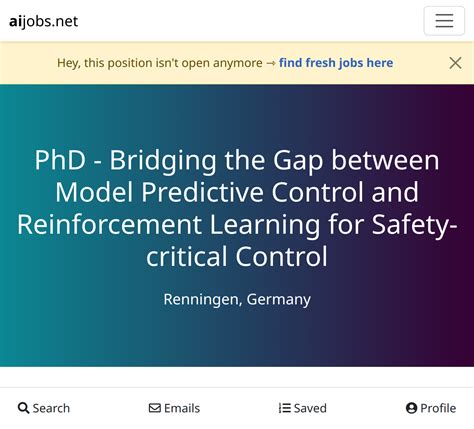 PhD Bridging The Gap Between Model Predictive Control And