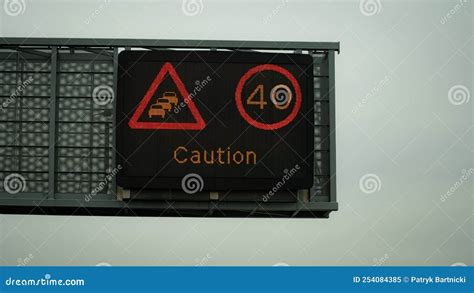 Sign on the Motorway Highway Stock Image - Image of presentation ...