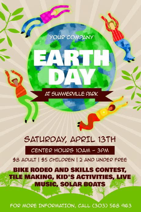 Earth Day Flyer Template Postermywall