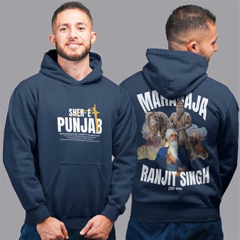 Maharaja Ranjit Singh Hoodie Buy Punjabi Printed Hoodies Online For