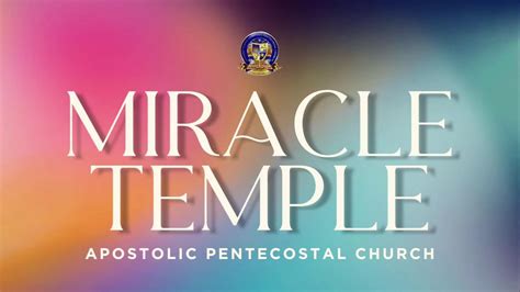 Miracle Temple Apc Online Worship Experience Youtube