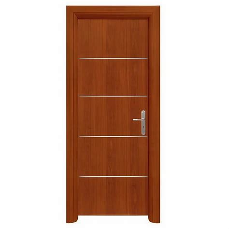 Brown Interior 32mm Wooden Laminated Flush Doors For Home Size