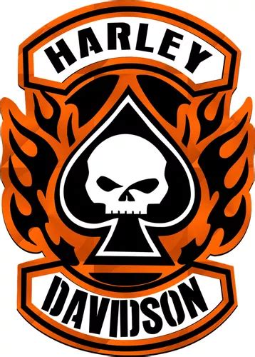 Calcomania Sticker Harley Davidson Skull Efx Auto Moto Vinil Meses