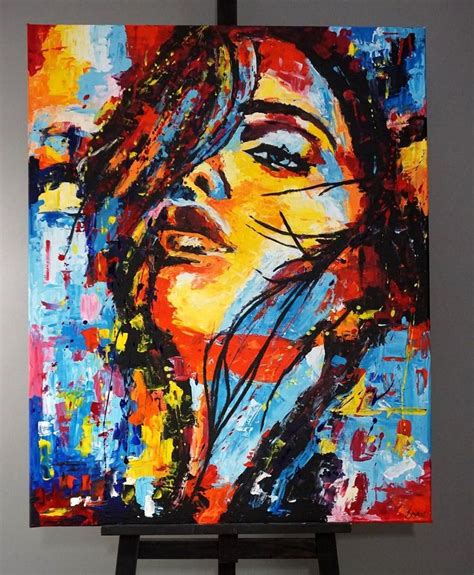 Obrazy Rafal Stach On Instagram Lady Wind 80x100 Acrylic Painting