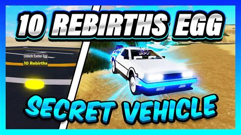 SECRET MYSTERY EGG Item At 10 REBIRTHS War Tycoon Delorean Gameplay