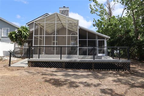 Composite deck and aluminum railings