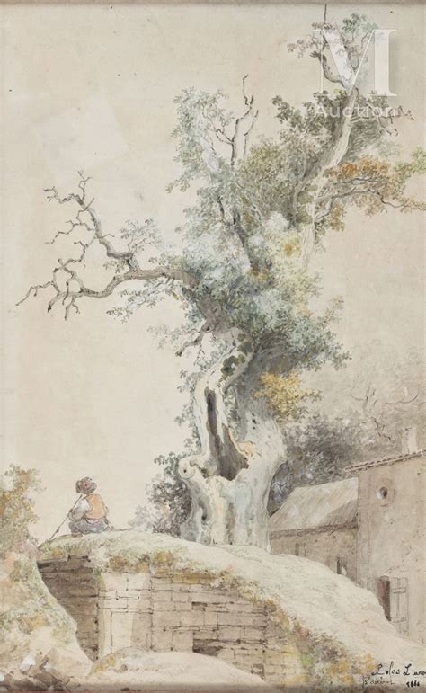 Jean Baptiste Hilaire Fumeur Assis Au Pied Dun Arbre Mutualart