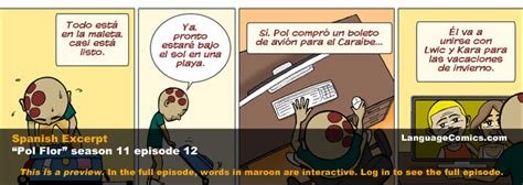 cartoon in spanish with english subtitles