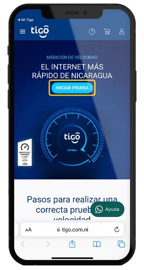 Prueba De Velocidad De Internet Speed Test Tigo Tigo Ni