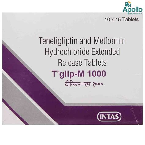 T GLIP M 1000MG TABLET Uses Side Effects Price Apollo Pharmacy