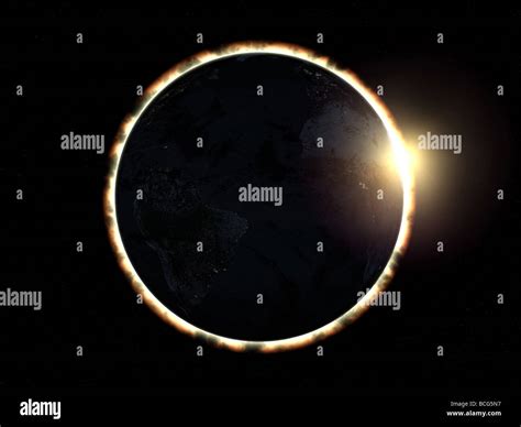 Total Solar Eclipse Stock Photo Alamy