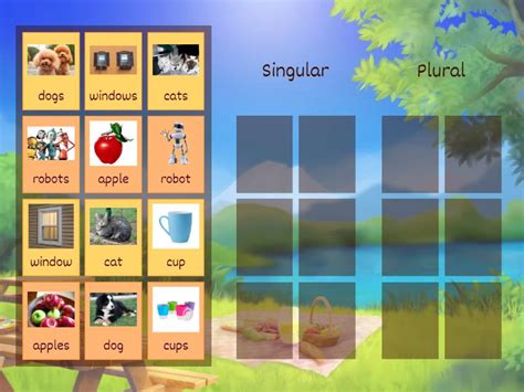 Singular Plural Group Sort