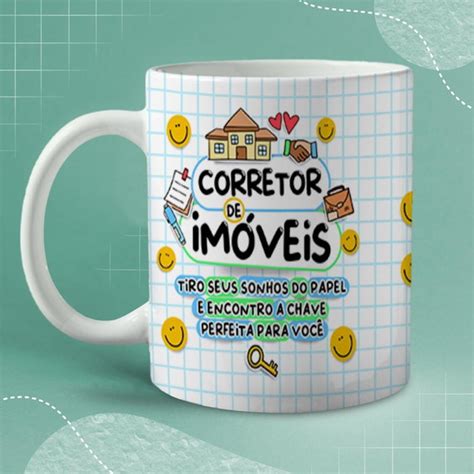 Caneca Profiss O Corretor De Im Veis Elo Produtos Especiais