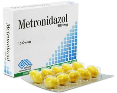 METRONIDAZOL 500 mg X 10 ÓVULOS COLMED