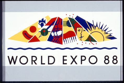 Expo 88 Logo Image Source Queensland State Archives Item Flickr