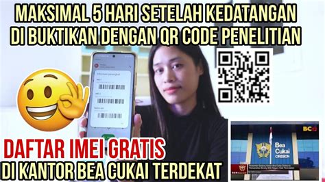 Cara Mendaftar Imei Hp Luar Negeri Gratis Di Kantor Bea Cukai Cara