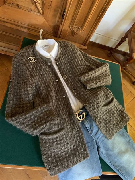 GEIGER Strickjacke Schurwolle Mohair Größe 38DE Kaufen auf Ricardo