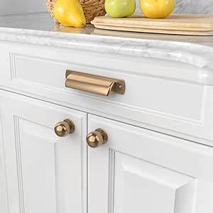 Asidrama Pack Champagne Bronze Kitchen Cabinet Knobs And Pulls