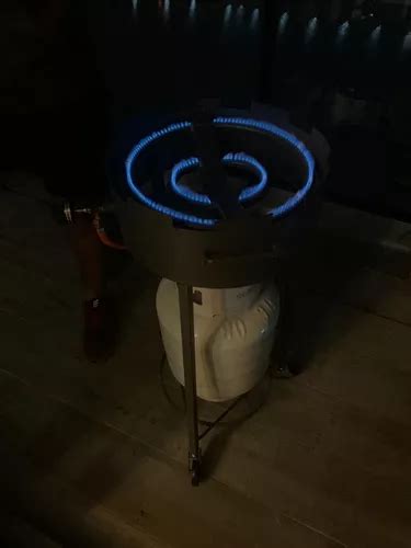 Mechero A Gas Disco De Arado Quemador C Porta Garrafa En Venta En