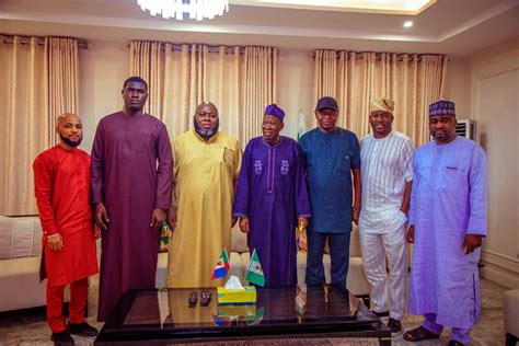 PHOTOS Asari Dokubo Pays Ganduje Congratulatory Visit In Abuja