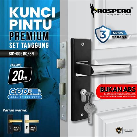 Jual Prospero Kunci Handle Gagang Pintu Tanggung Minimalist Stainless