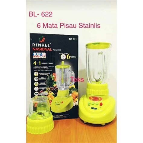 Jual BLENDER RINREI NASIONAL RINREI BL 622 BLENDER 6 MATA PISAU