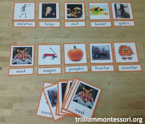 October Printables Trillium Montessori Diy Montessori Toys Preschool Activities Fun Education