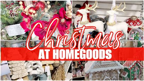 Christmas At Homegoods Christmas Shop With Me Gingerbread