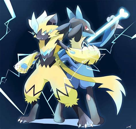 New Era Zeraora Zoroark Lucario Lucario Dan Zoroark Wallpaper