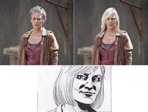 Walking Dead Comic Characters Comparison