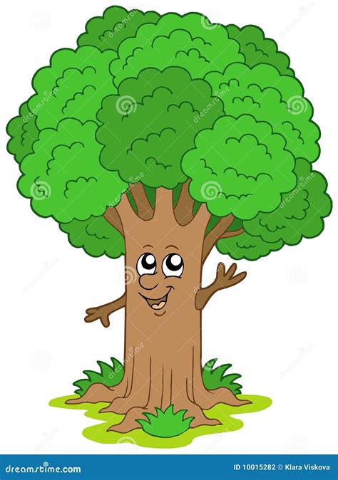 Cartoon Tree Character Stock Vector Illustration Of Fairytale 10015282