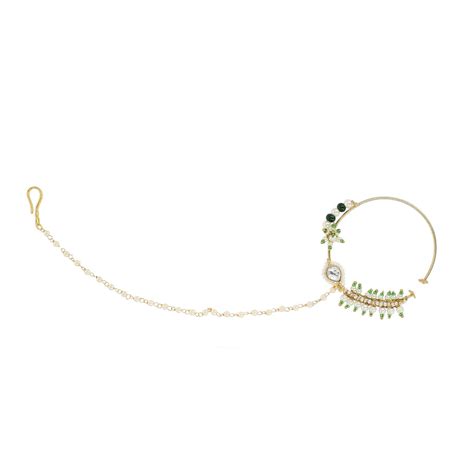 Ethnic Andaz Abha Hoops Earrings Gold Buy Ethnic Andaz Abha Hoops