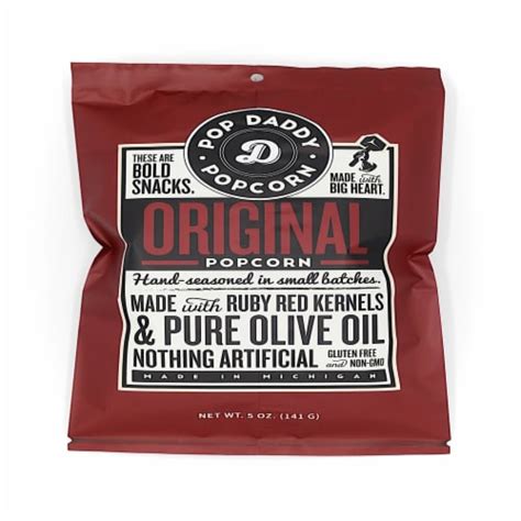 Pop Daddy Original Ruby Red Pure Olive Oil Popcorn Oz Kroger