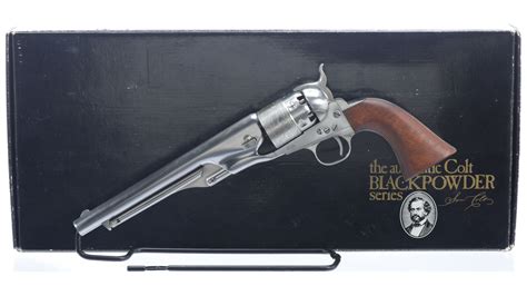 Colt Black Powder Series Model 1860 Army Revolver With Box Rock