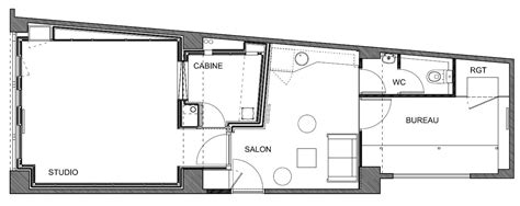 Studios Denregistrement Paris XI GSMA Architecture Plan Studio