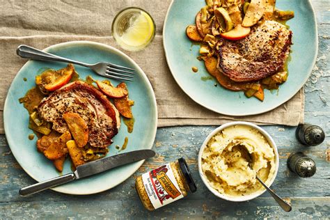 Pork Medallions With Creme Fraiche And Mustard Sauce Priory Farm Estate