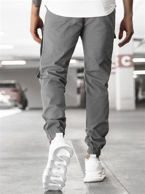 Pantal N Jogger De Hombre Gris Ozonee Mach Ozonee