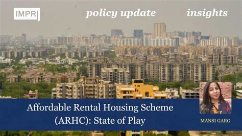 Affordable Rental Housing Scheme Arhc State Of Play Impri Impact