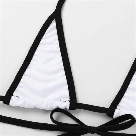 Sexy Women S Micro Bikini Swimsuit Set Bra Top G String Lingerie Underwear EBay