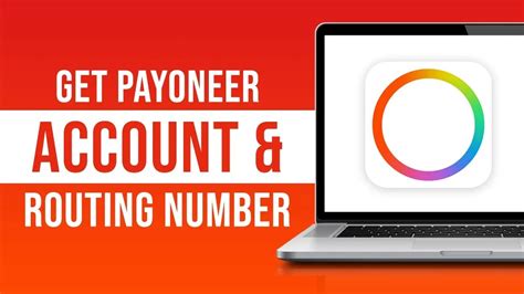 How To Get Payoneer Account And Routing Number Youtube