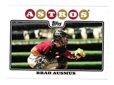 2008 Topps Houston Astros 276 Brad Ausmus Houston Astros EBay